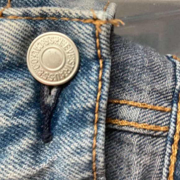 LEVI'S WATER PATERNED MENS JEANS 38x30 Like New - Picture 7 of 9